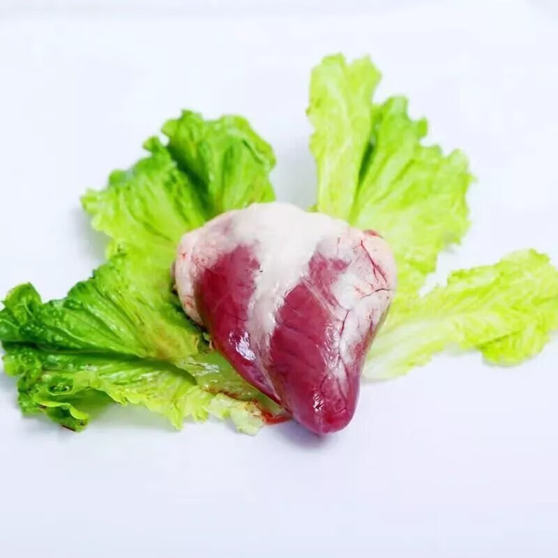 新鲜现取山羊心羔羊心生羊心山羊心脏羊杂羊肉正宗原味羊心 羊心5斤装