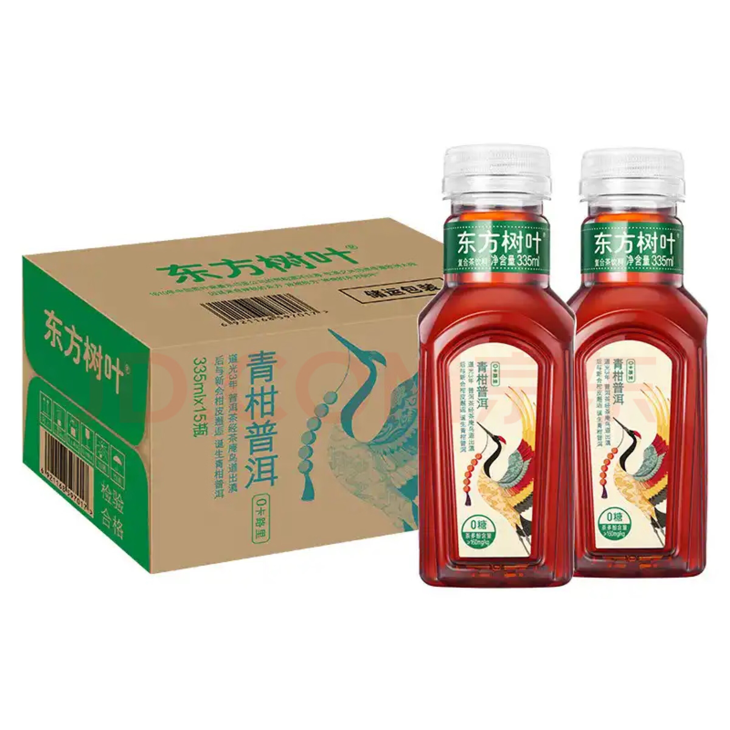 东方树叶桂花乌龙茶饮料335ml15瓶整箱装口袋装混合多口味红茶335ml15