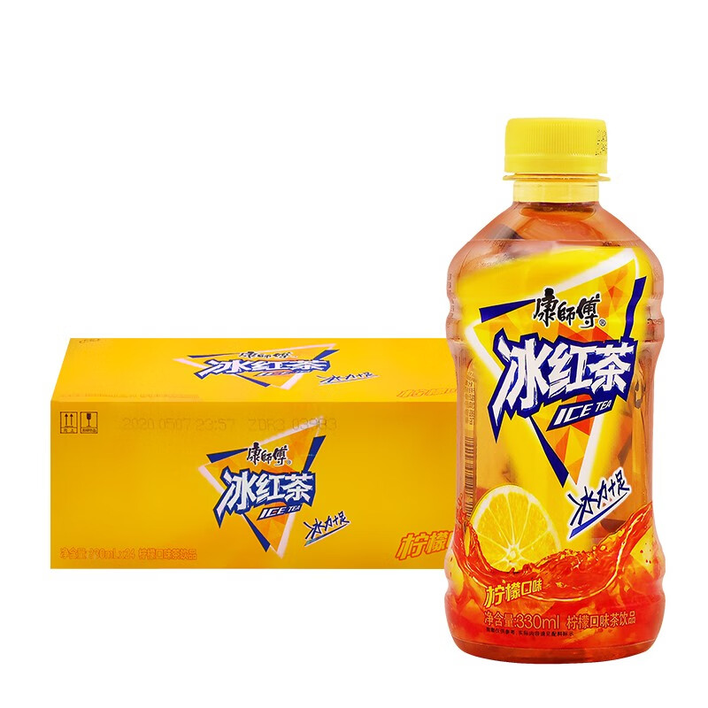 康师傅冰红茶小瓶330ml蜂蜜柚子热带风味冰红茶绿茶茉莉蜜茶酸梅汤