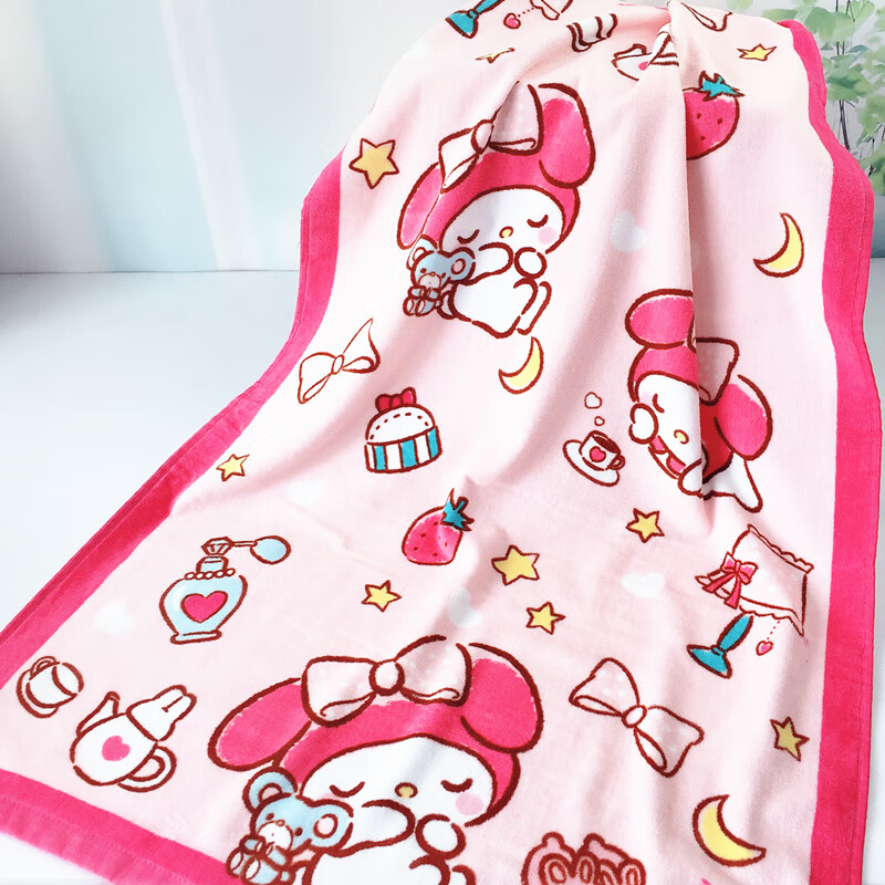 新生婴儿浴巾日本三丽鸥hellokitty猫小飞象蜡笔小新卡通浴巾小马宝莉