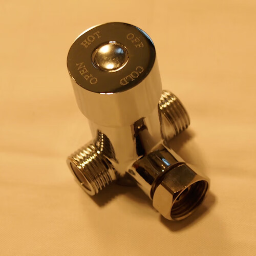 全铜冷热水混合阀 冷热水调节 配感应龙头单水龙头用