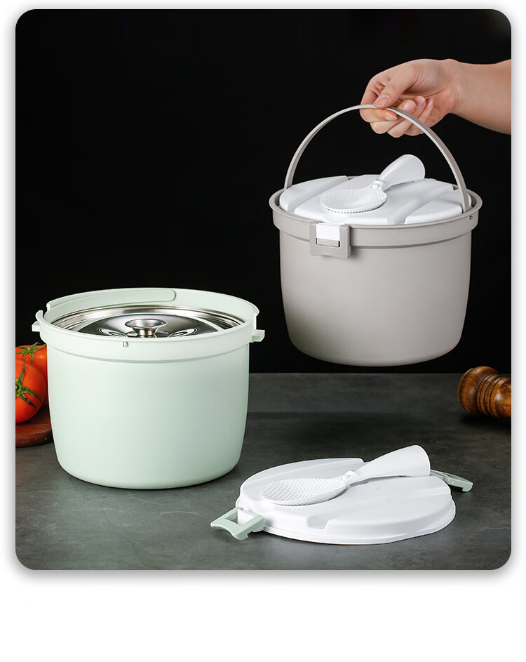 【闪电发货】不锈钢双层保温防烫饭桶 不锈钢保温饭盒双层防烫手提