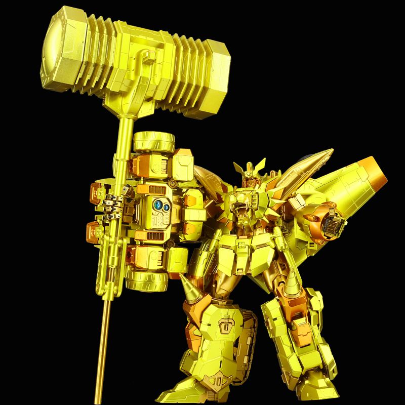 万代金色 rg 勇者王 gaogaigar狮子王凯 变形合体 拼装模型 rg勇者王