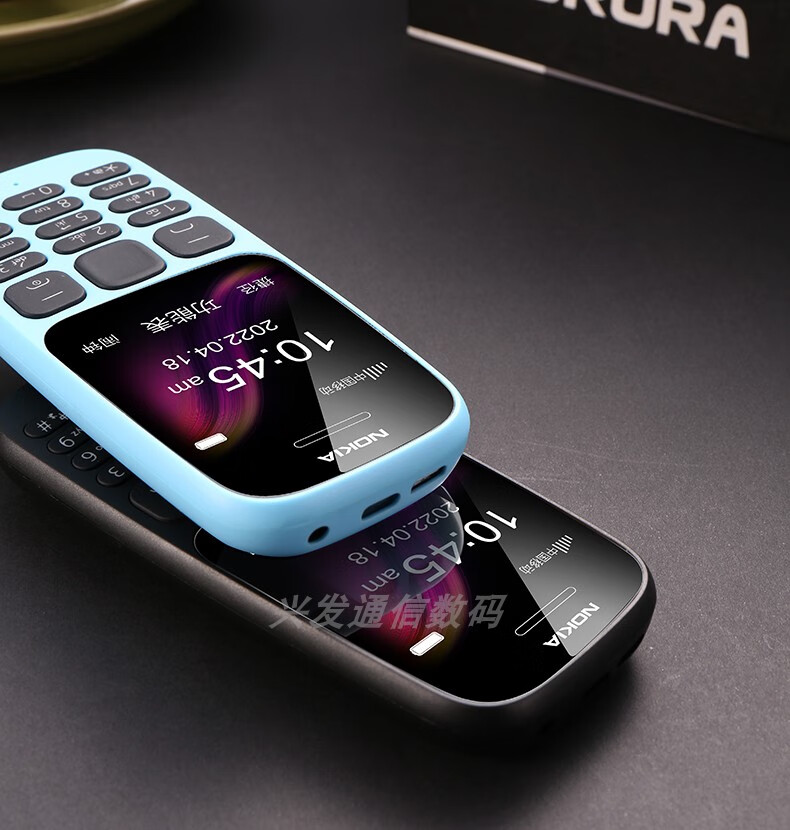 nokia/诺基亚 新105/ta1010无摄像头保密工厂直板学生老人手机 黑色单