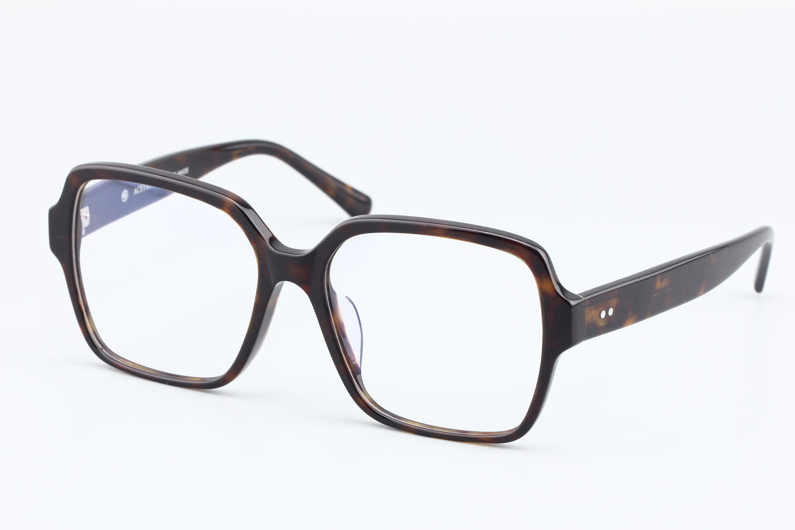 【官方精品】高档品牌黑框眼镜架 韩国大框眼镜男近视镜框女 透明色