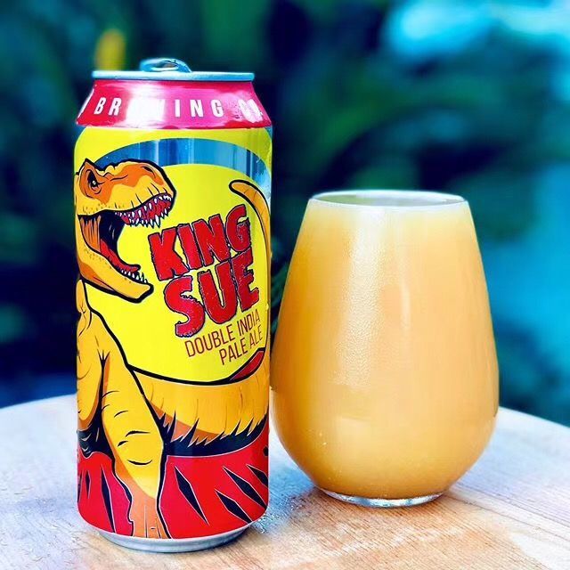 击倒巨人暴龙苏美式双倍浑浊ipa精酿啤酒美国473ml6听暴龙苏