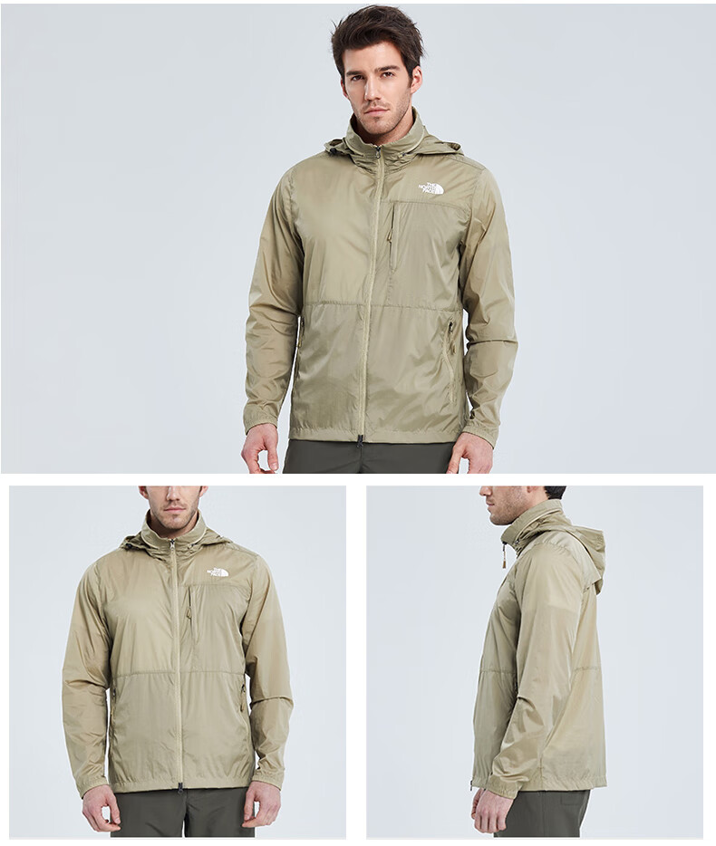 thenorthface北面皮肤衣男户外新款防风防泼水防晒夹克外套nf0a499ix