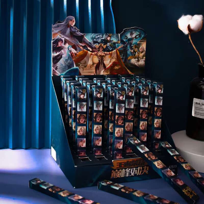 王者荣耀中性笔盲盒按动笔高颜值简约黑色0.