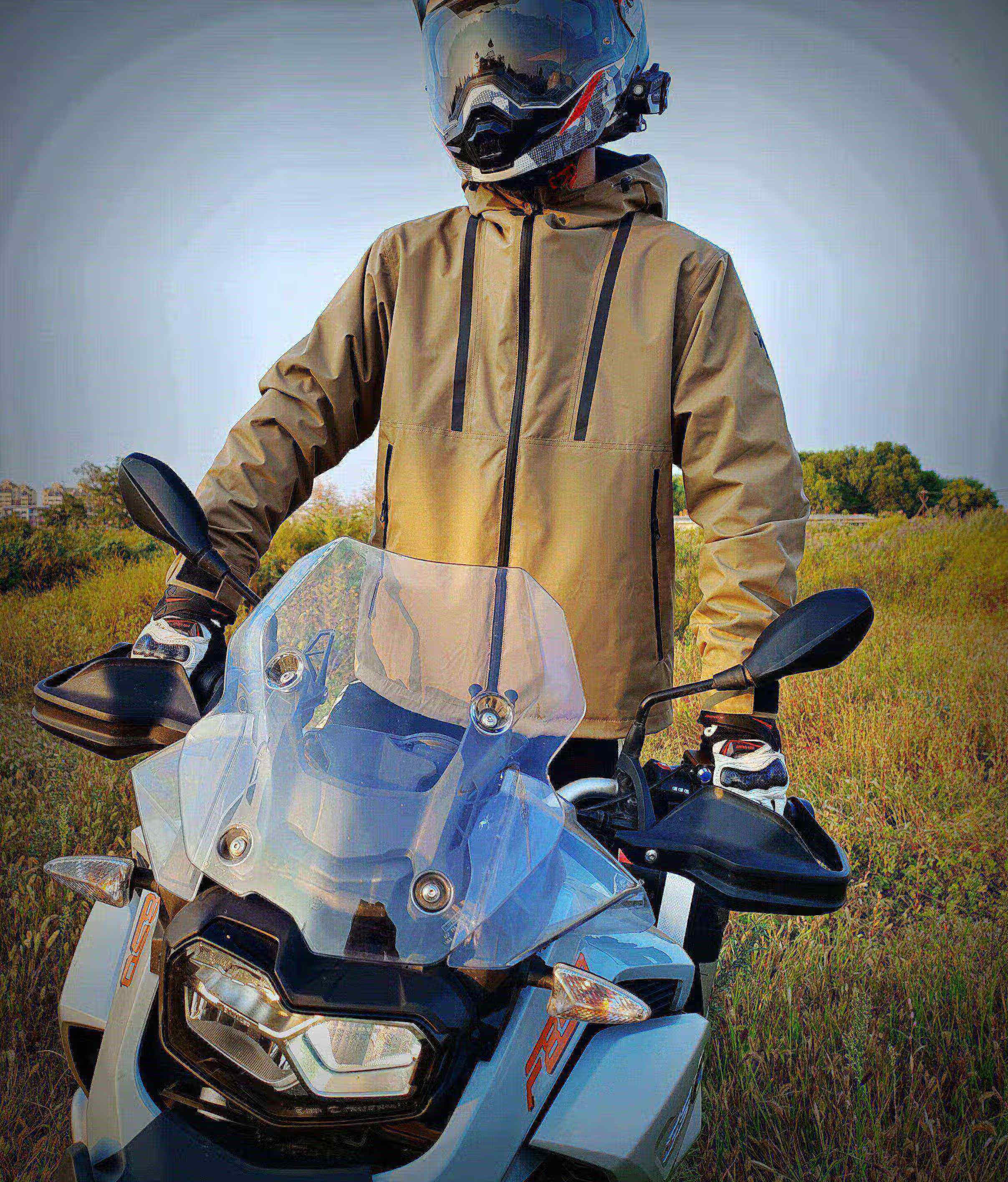 revit冬季骑行服 翼骑士防风防水四季摩托机车赛车防摔骑行服拉力休闲