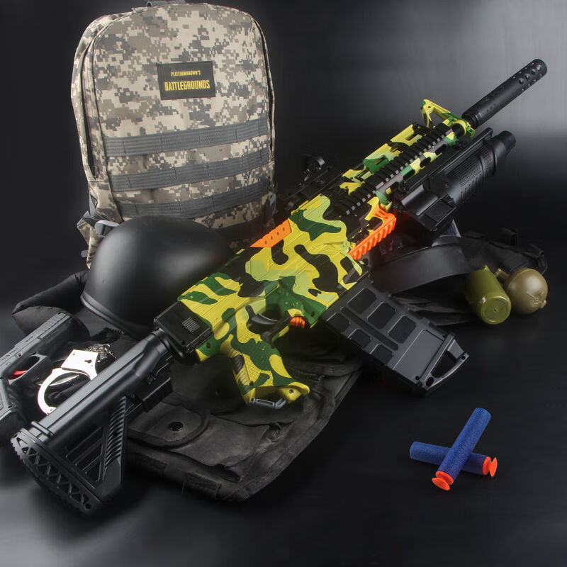 m416绝地求生软弹枪电动连发儿童男孩玩具枪吃鸡突击玩具礼物电动连发