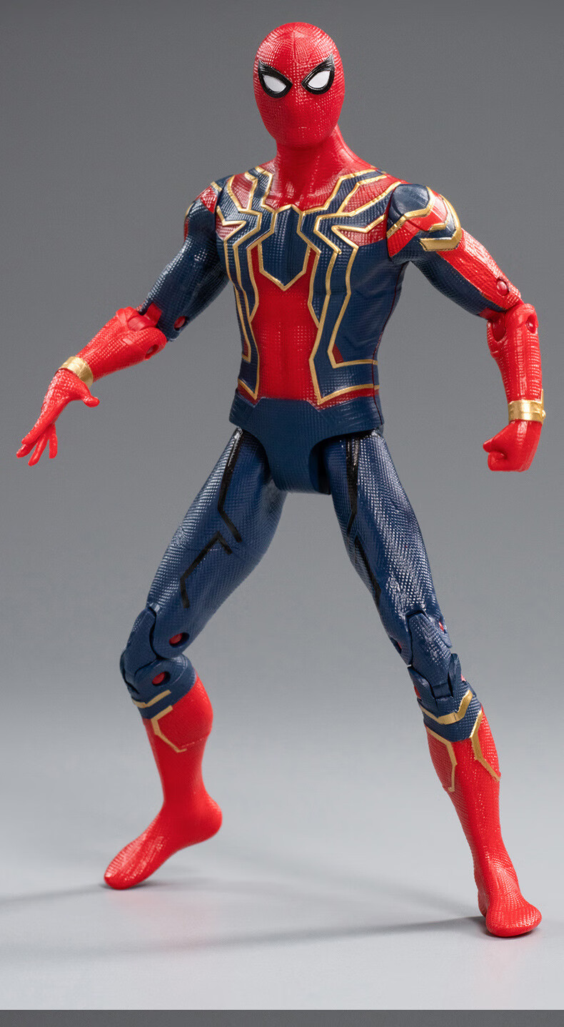 美国队长蜘蛛侠灭霸绿巨人毒液动漫手办玩具 1907-01钢铁侠mk1【图片