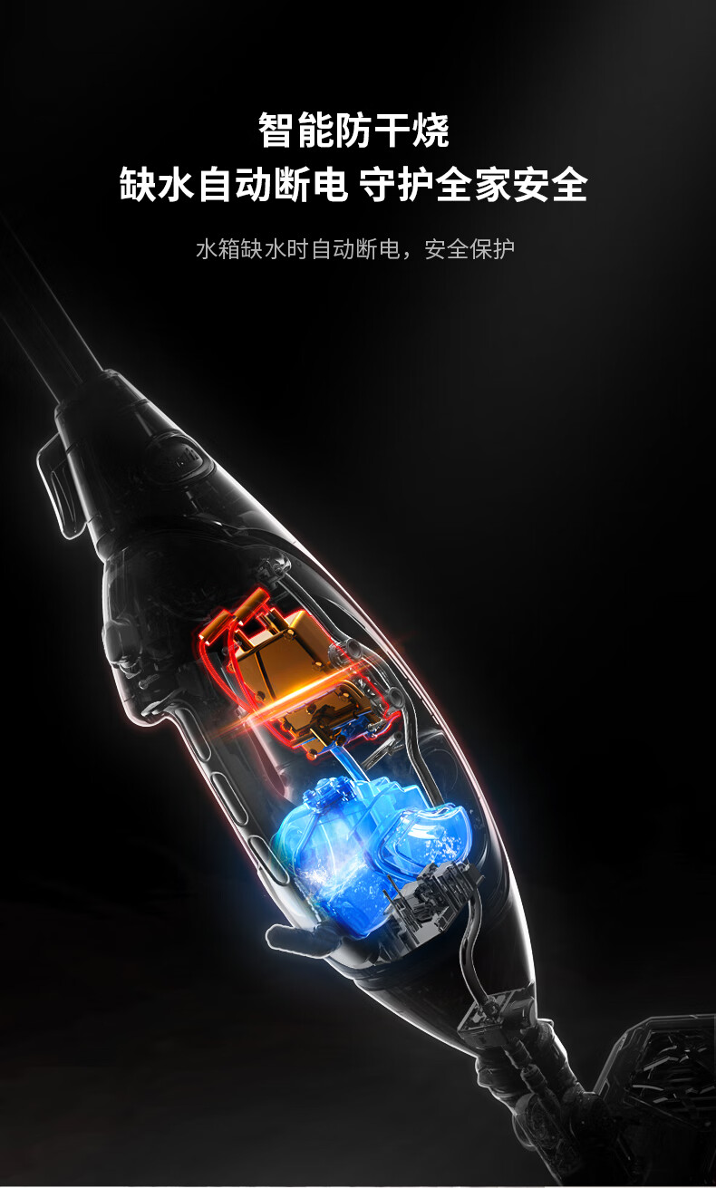 38061-Shark鲨客蒸汽拖把手持家用擦地拖地高温除菌多功能电动手持清洁机蒸汽干湿两用清洁机T8 Lite 蒸汽拖把T8 Lite-详情图