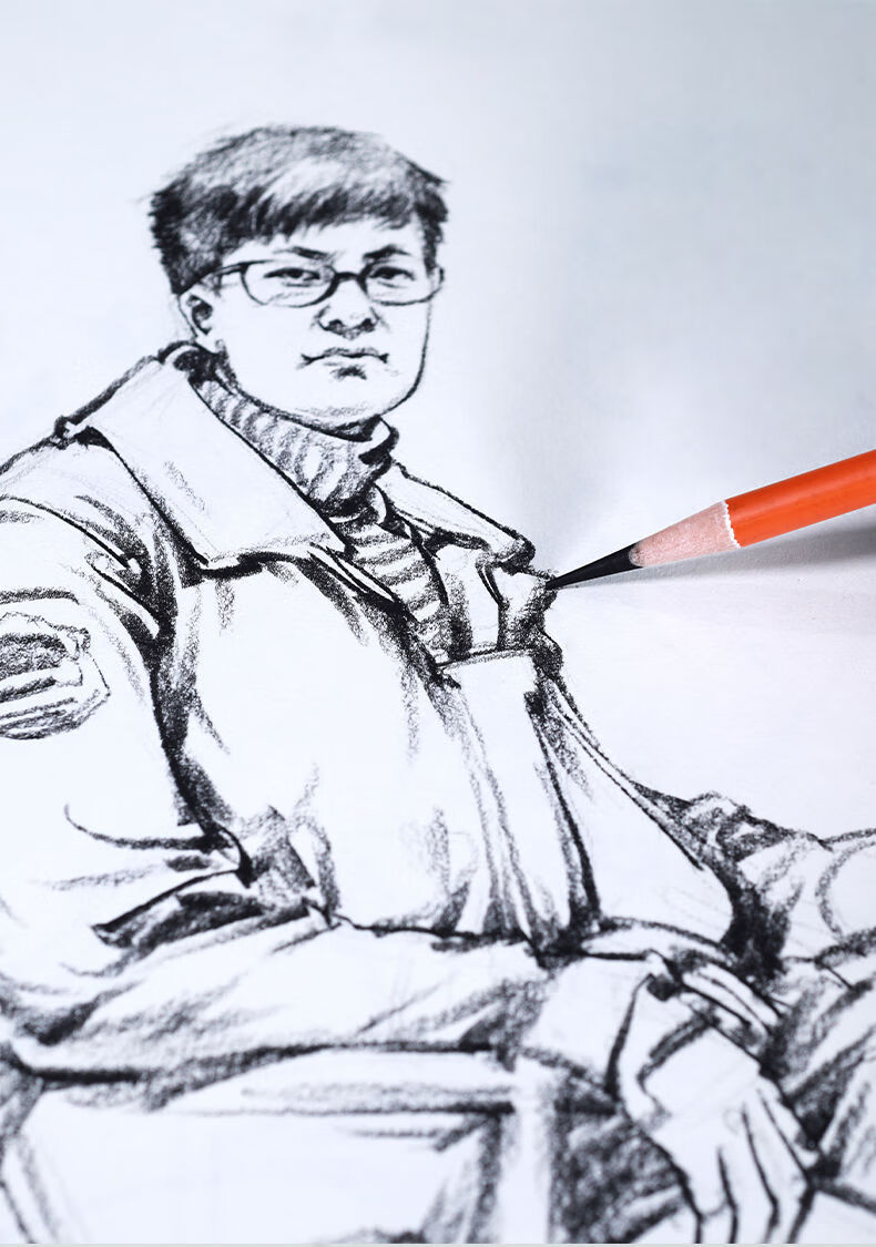 然修 文萃98k新品速写炭笔艺考生集训联考美术生考试