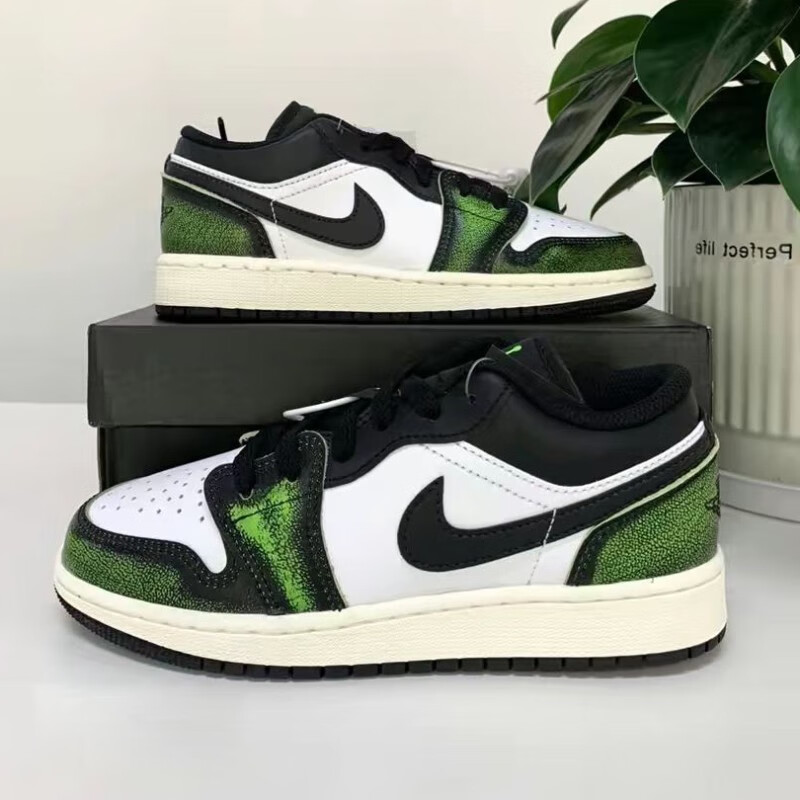 air jordan 1 low aj1低帮休闲鞋553560-10 av3918-408 深蓝37