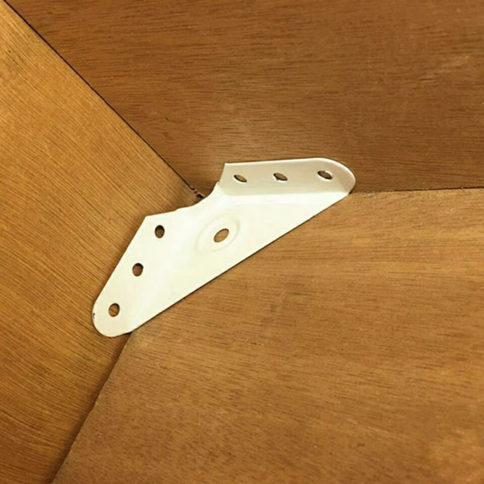 加厚不锈钢吊码三面固定角码挂角拐角橱柜吊柜三角吊码铁床架配件 铁