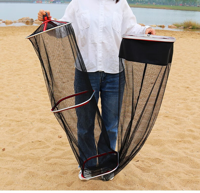 鱼护折叠简易便携式 便携小鱼护长方形野钓专用速干小型渔护方口钓鱼