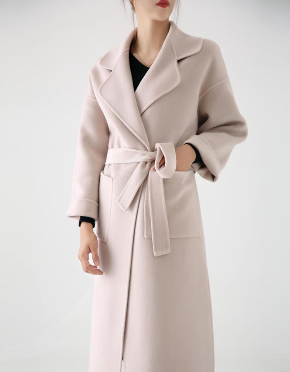 cosstot轻奢品牌女装 双面羊绒大衣女秋冬羊毛呢子中长款高端2020年