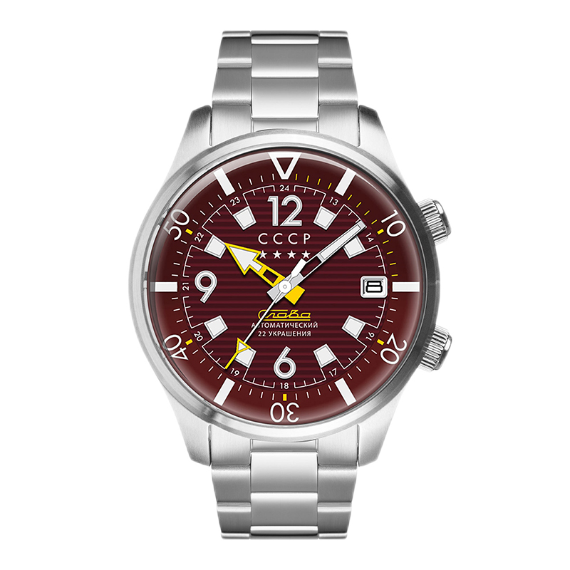 cccp男表spetsnaz系列时尚个性钢带多功能自动机械男士手表 cp-7068