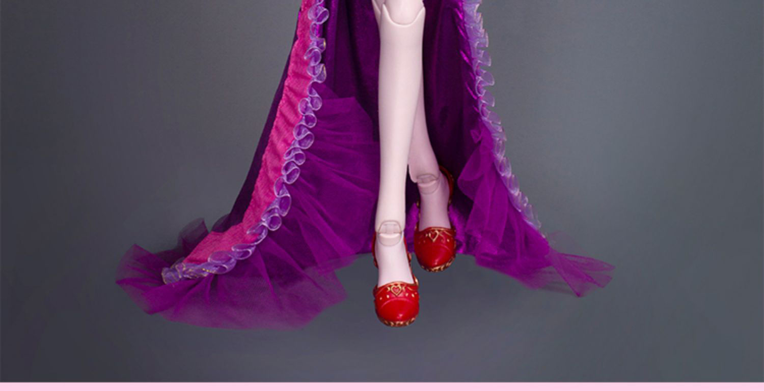 罗丽娃娃60cm毒娘娘夜萝莉灵冰时间公主孔雀白光莹茉莉仙子玩具 文茜