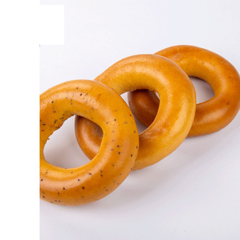 300g韦特力面包圈俄罗斯全麦面包圈低糖低卡大面包圈饱腹韧香代餐零食