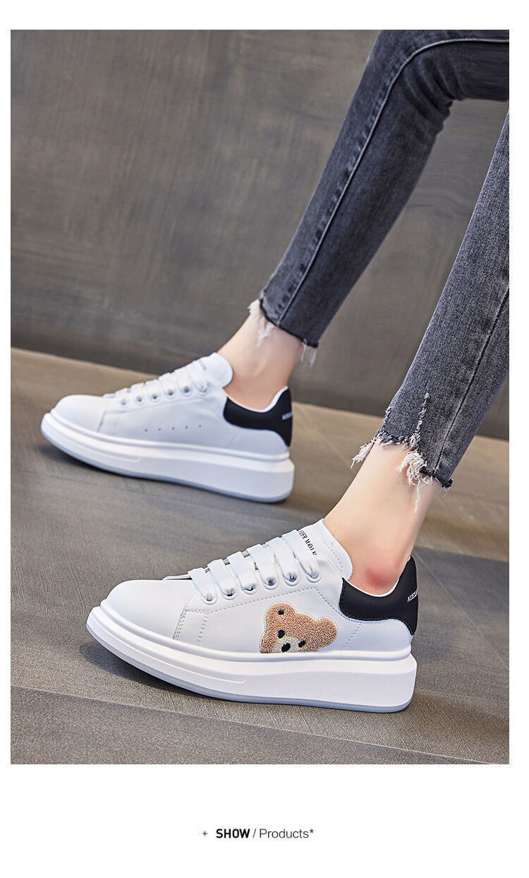 森马senma官方旗舰小白鞋女鞋2022新款秋冬季款松糕厚底百搭运动休闲