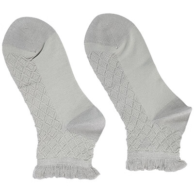 爱慕足哇袜子女士纯色心情冰芙美女士休闲袜jv1110651 藕粉色 24