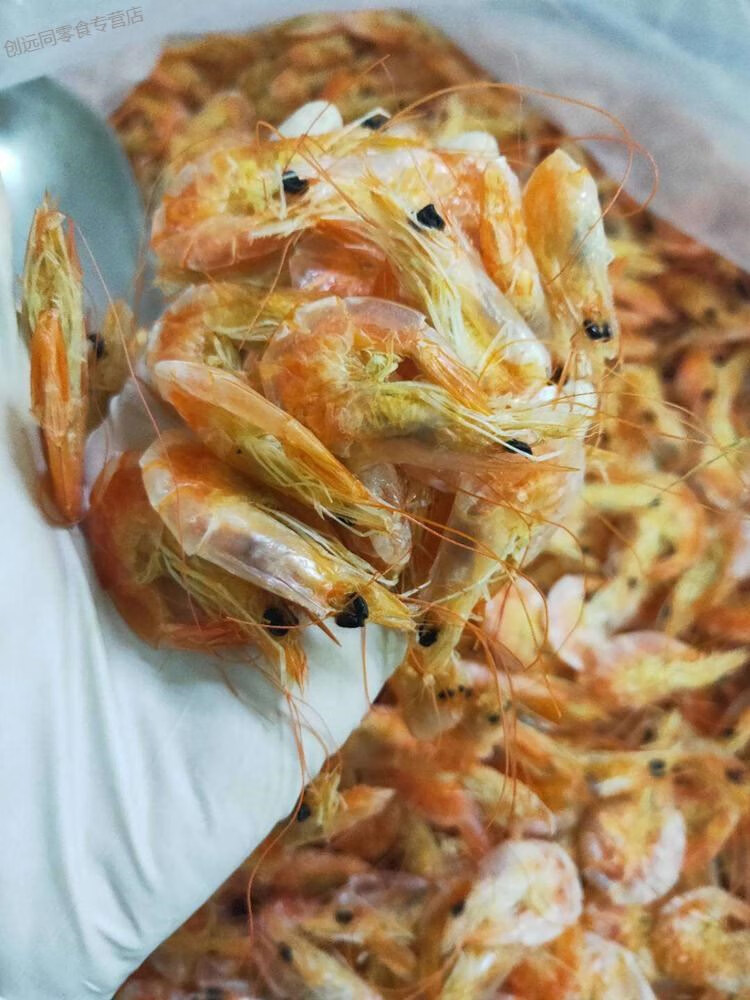 斯农湛江特产虾干湛江特产手信即食办公室零食原味小虾干小烤虾海 货