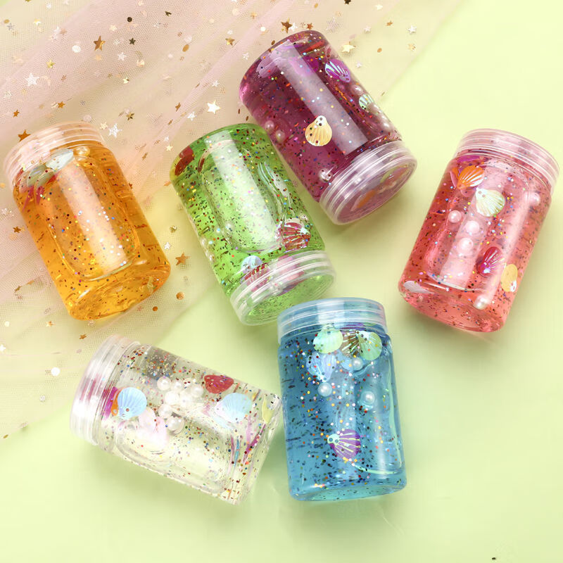 水晶泥起泡胶便宜史莱姆橡皮彩泥粘土儿童玩具 起泡胶【大罐280毫升】