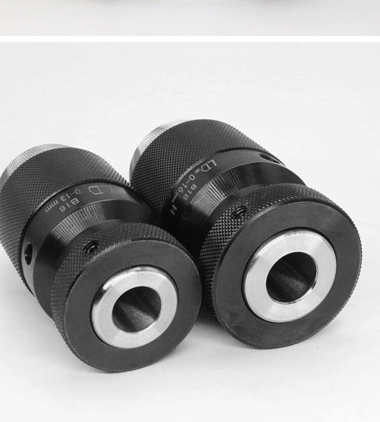 自紧式钻夹头配锥度柄铣床r8车床尾座mt直柄夹头016自锁式自锁紧自紧