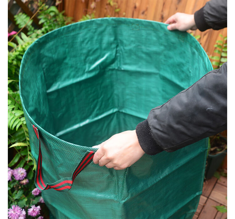 园林植物树叶集草收集垃圾袋自制花草落叶发酵酵素桶堆肥沤肥桶 落叶