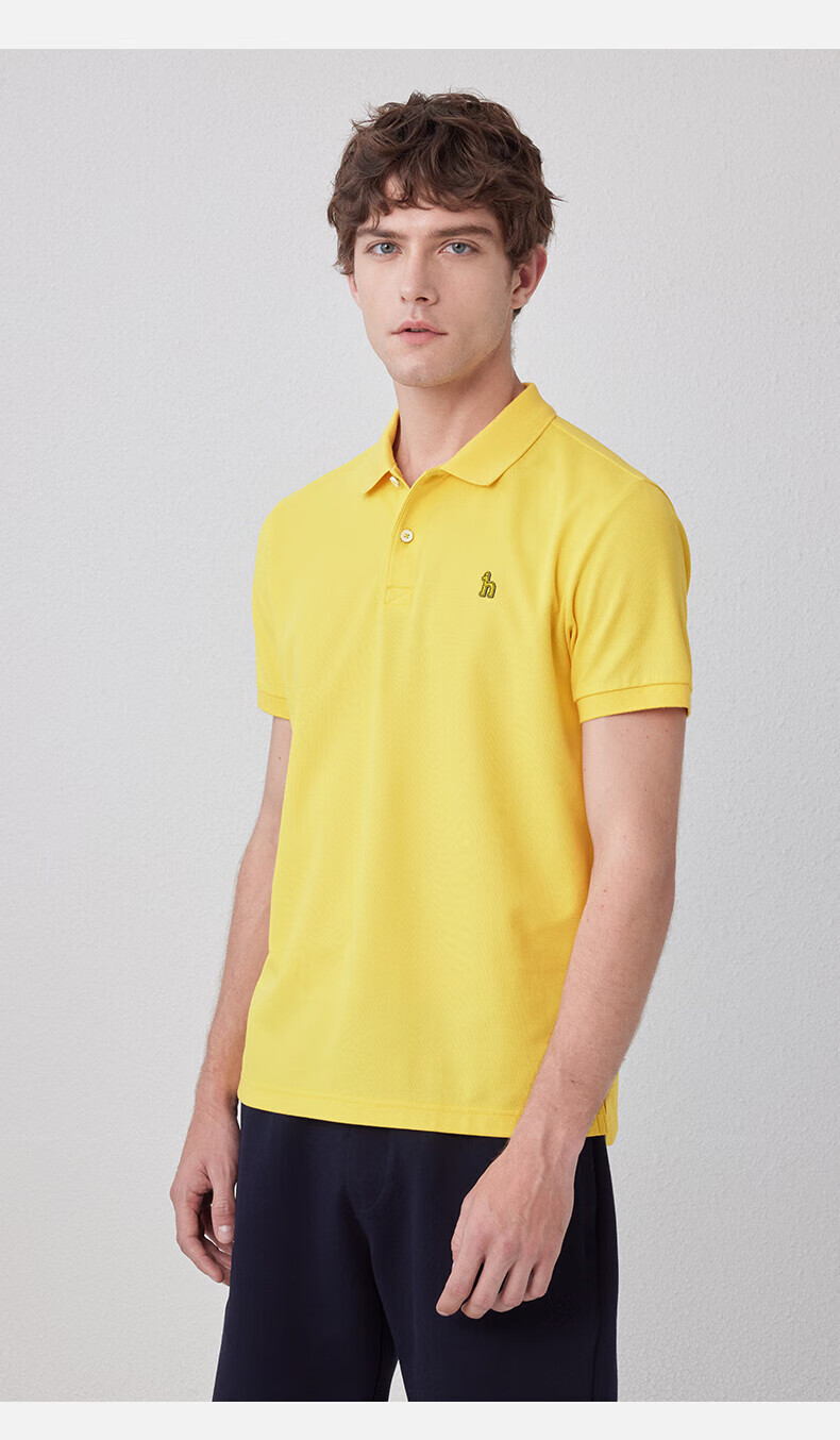 HAZZYS Men's Clothing, Summer [Cooling/Antibacterial/Mite-Proof] Short-Sleeve Polo Shirt for Men ASTZE0BBE23 10