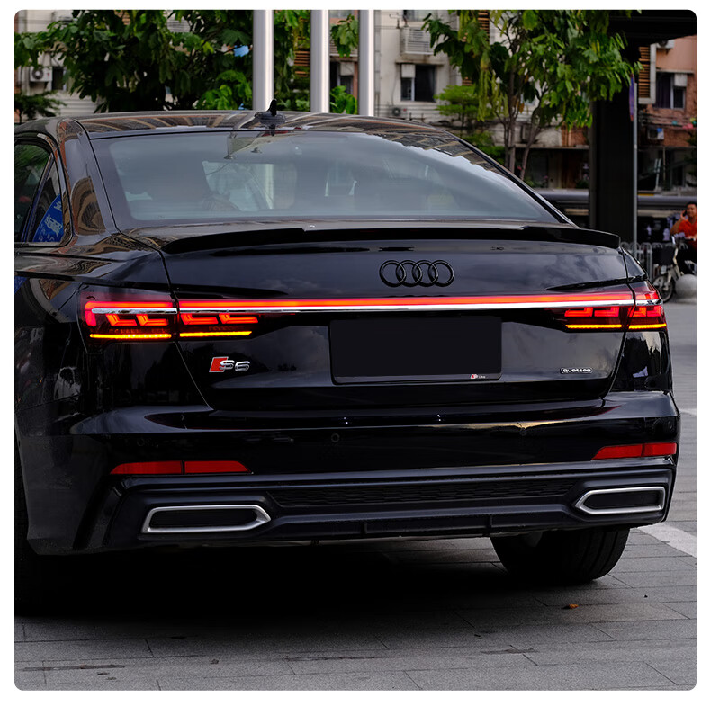 适用于1921年新款奥迪a6l贯穿式尾灯c8改a8动态流水尾灯总成升级a8