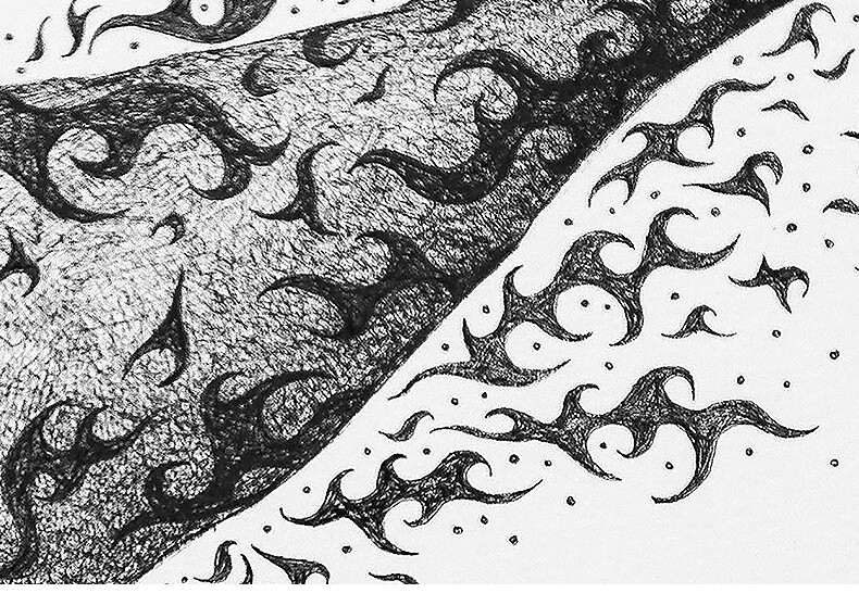 stingchenx仟象映画现代海洋生物黑白装饰画沙发背景墙双联鲸c款蓝鲸