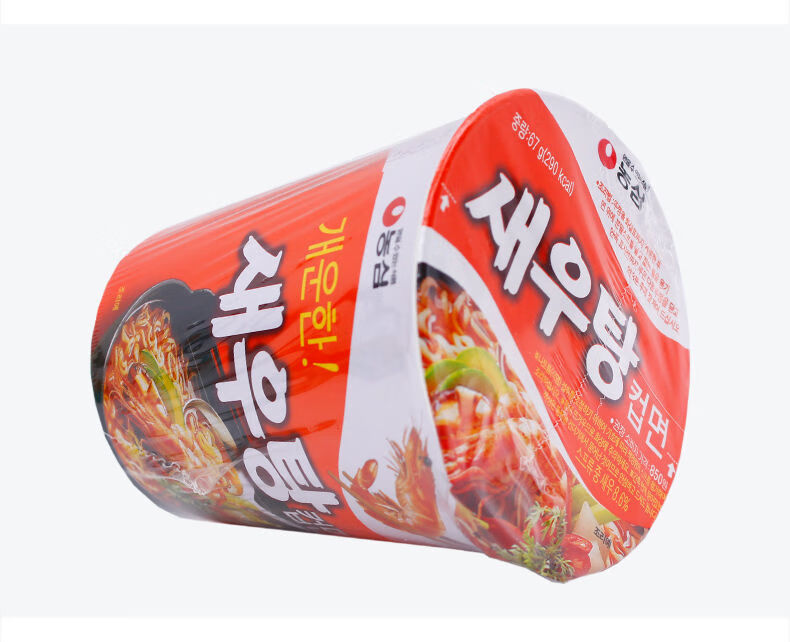 韩国进口食品虾味小碗67克老牌子碗迷你杯面速食面泡劲道方便面鲜虾味