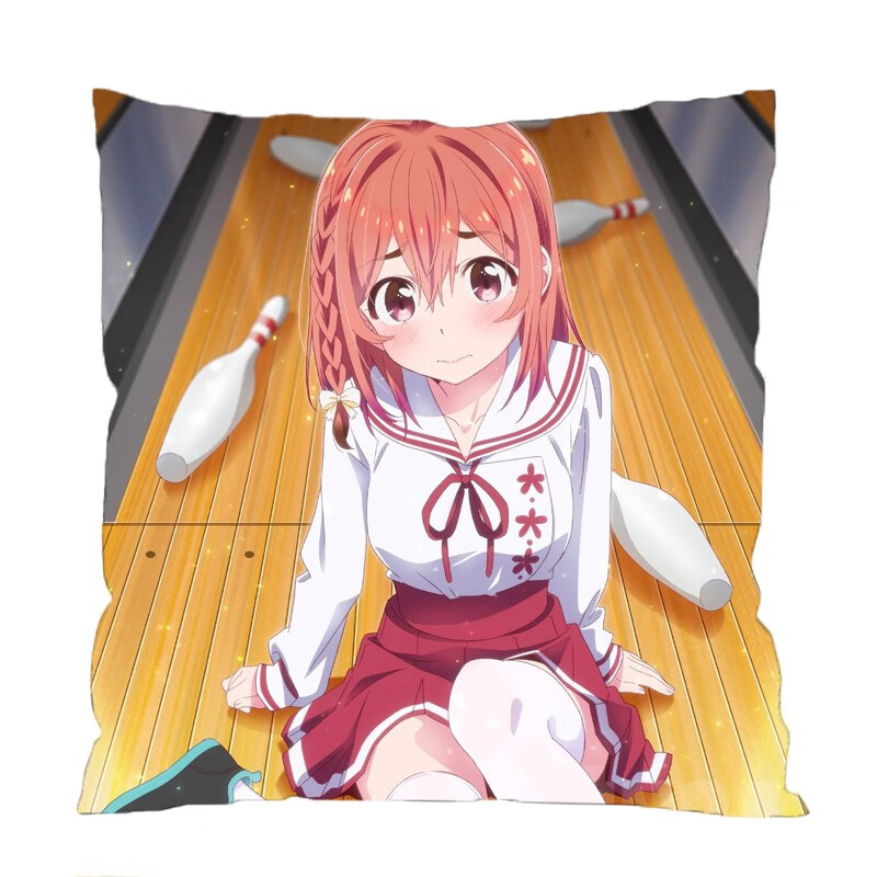 刻沫动漫周边租借女友抱枕水原千鹤瑠夏二次元创意枕头学生靠枕靠垫