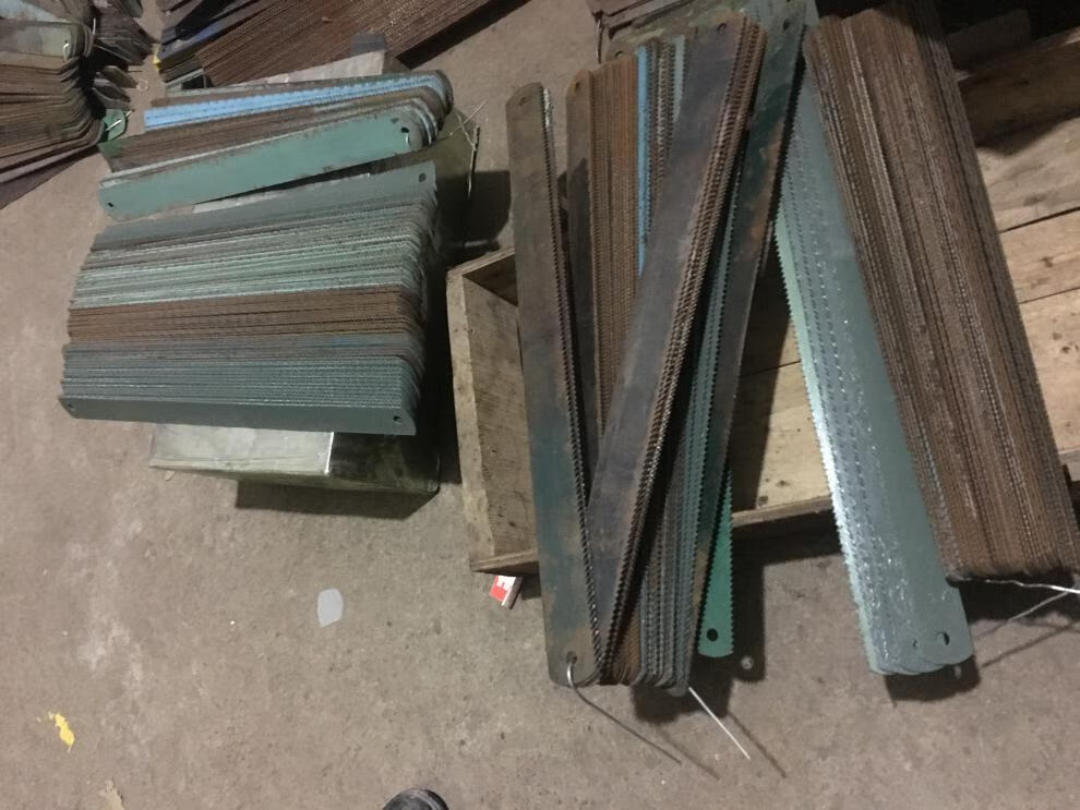 锋钢锯条hss高速钢机用锯条刀胚老货旧料w9w18超硬做刀旧锯条老雄狮