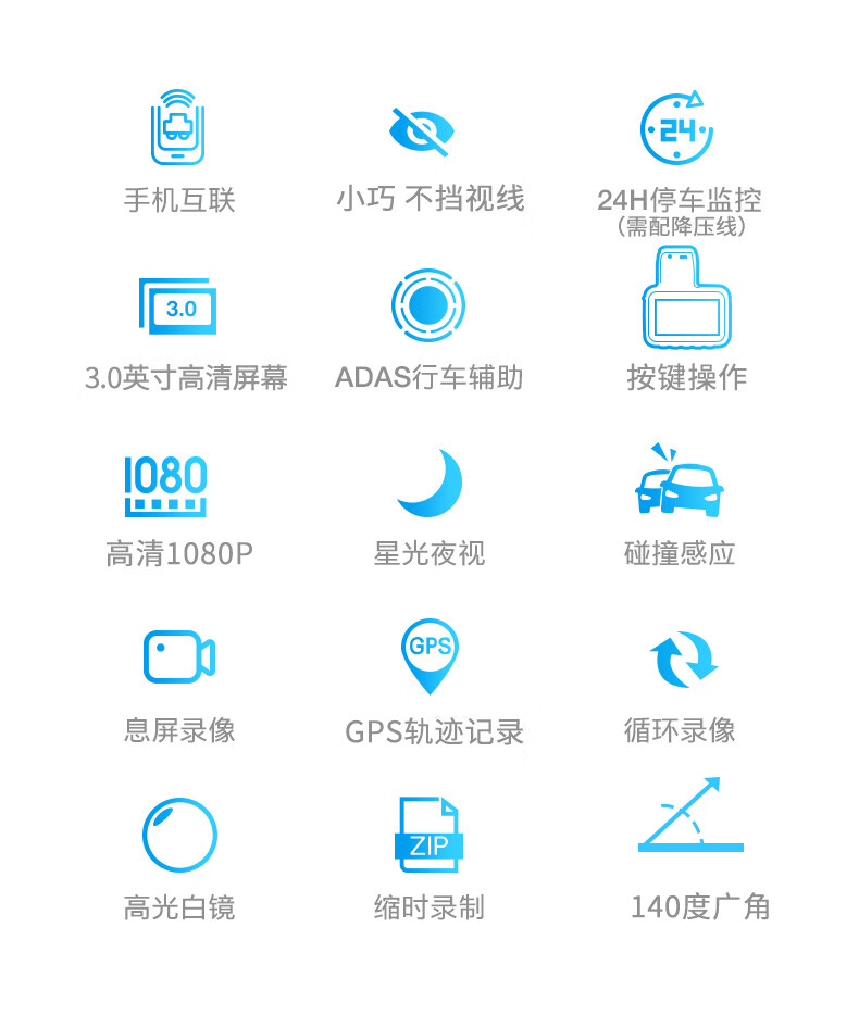 行车记录仪cvr708s行车记录仪汽车带高清夜视免安装录影gps轨迹记录