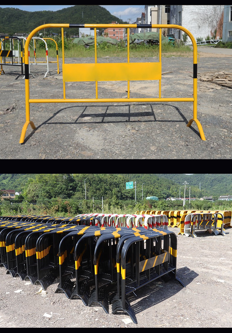 铁马护栏镀锌管临时施工围栏市政隔离路栏道路移动安全