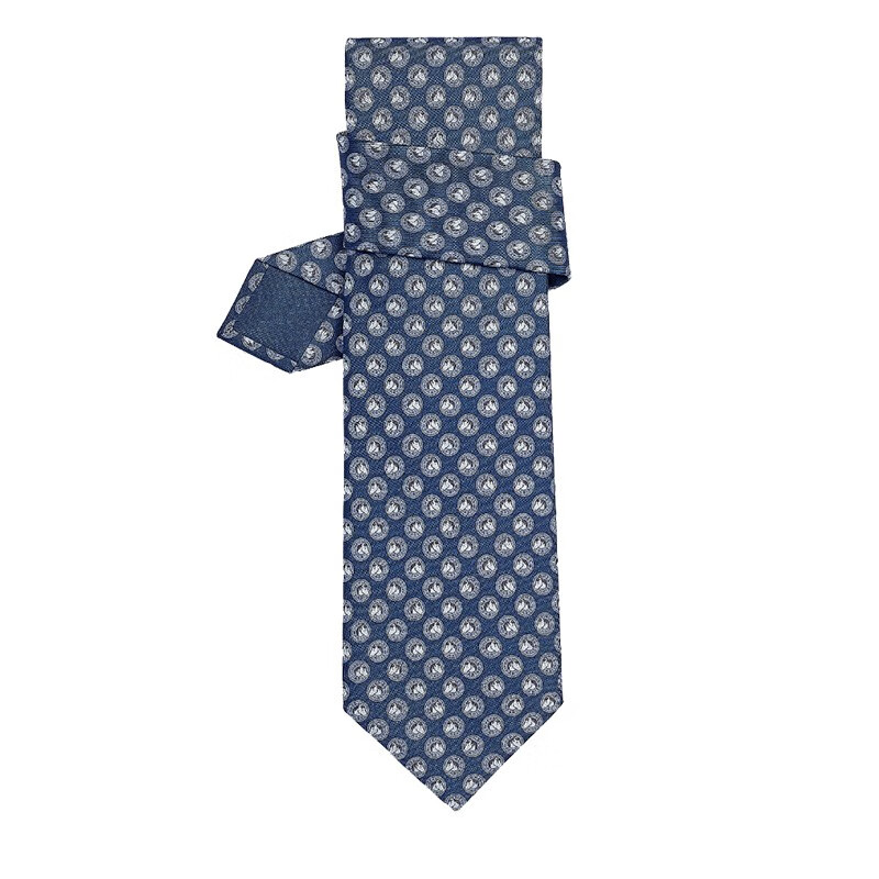 hermes爱马仕cheval sellier男士真丝领带 h606139t 05代购【图片