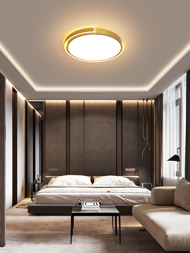 冠华照明ganva卧室灯led吸顶灯圆形现代简约温馨书房儿童房灯阳台灯