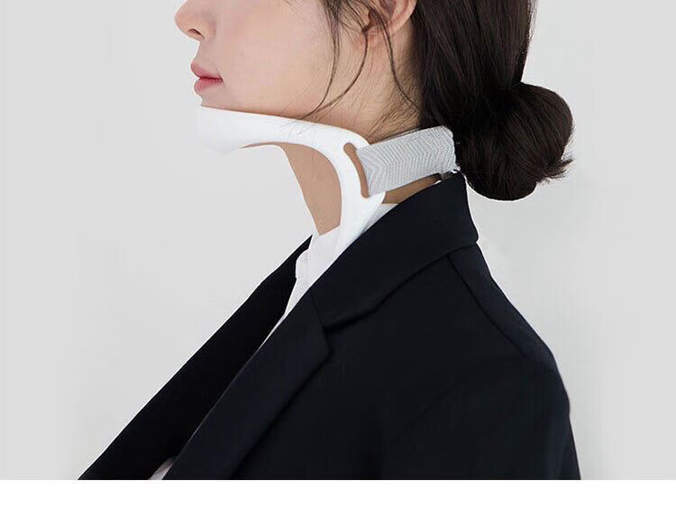 颈托防低头族神器脖子肩颈前倾矫正支架颈椎耸肩固定器 (蓝绿色)款