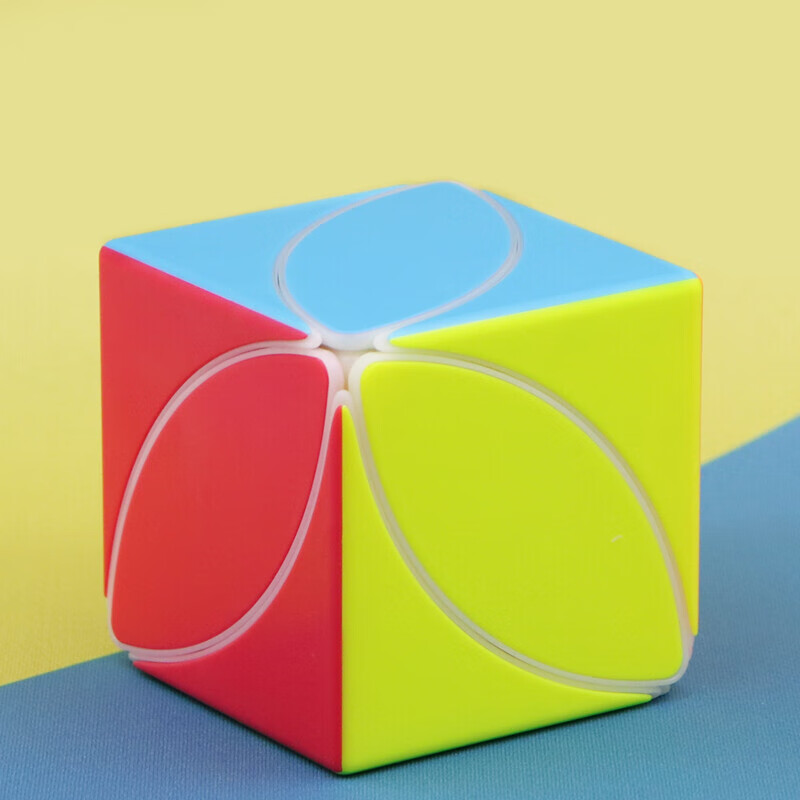 枫叶魔方 枫叶魔方异形6色3色叶子三叶草儿童幼儿园初学玩具全套装