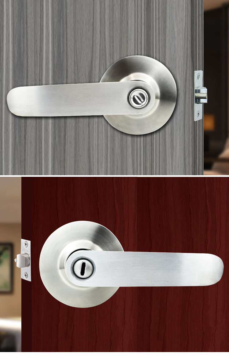 球形锁把手锁球形门锁室内卧室房门锁静音带钥匙浴室把手执手锁金色锁