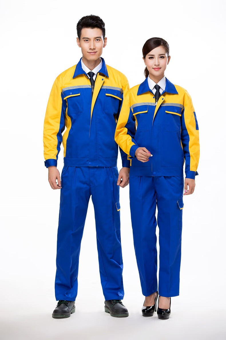 物流仓储物业搬运工工作服套装 汽修电焊工程部快递员长袖秋冬款定制