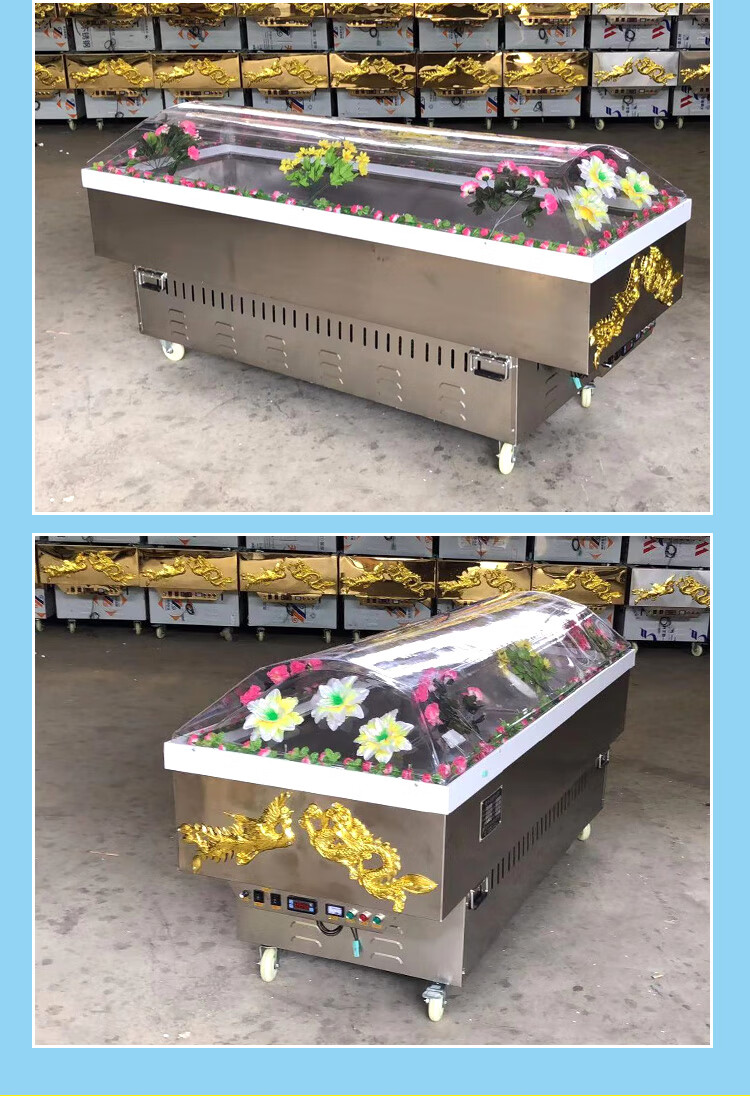 冰棺冷冻冷藏尸体恒温材不锈钢冰床殡葬丧藏用品新款钛金板