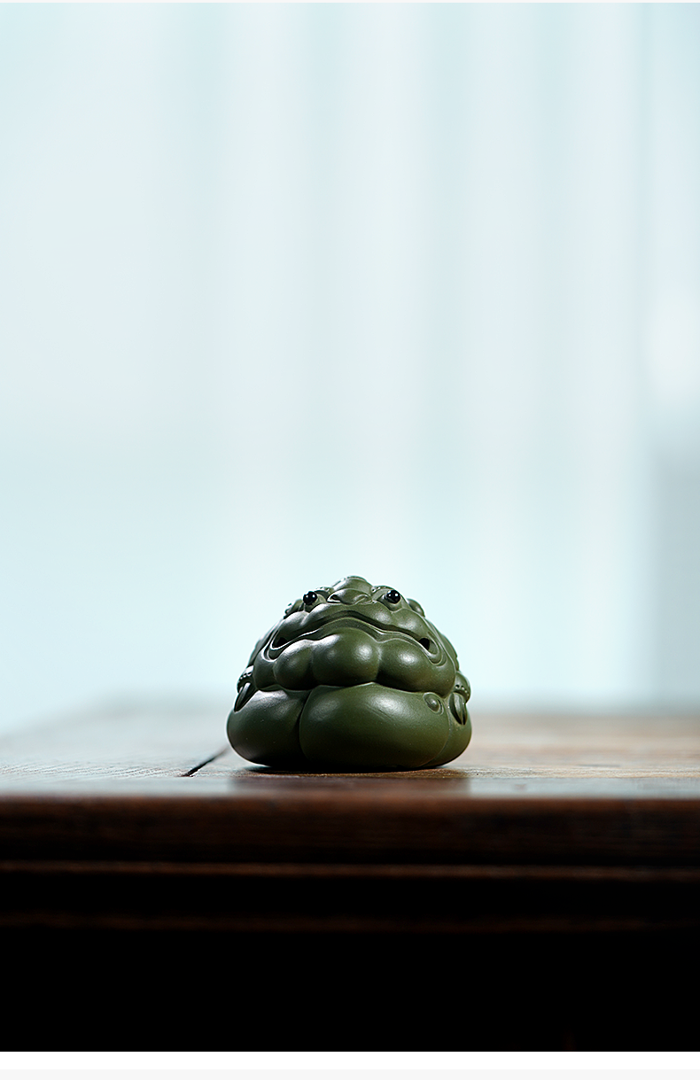 自在匠心宜兴紫砂茶宠茶桌客厅茶艺小摆件可养变色包浆茶玩茶庞祥云