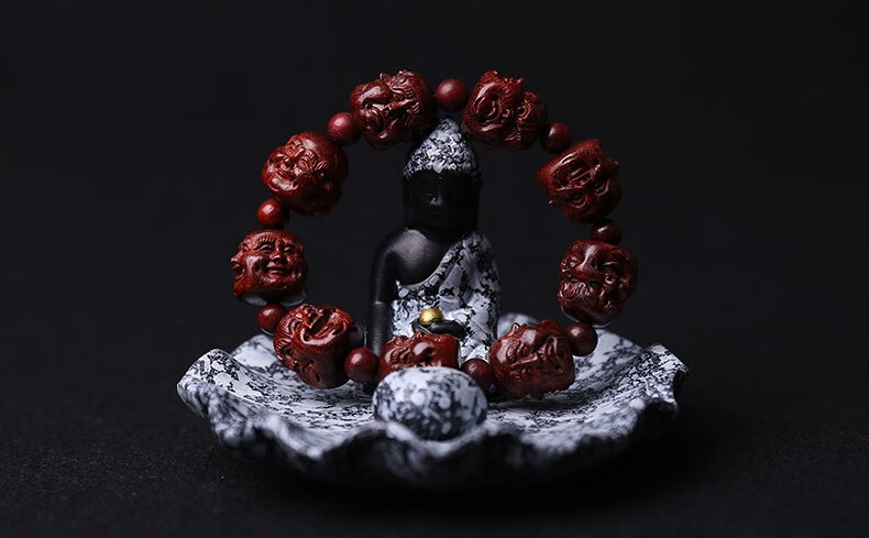 印度喜怒哀乐四面佛手链手串 男女款 15/18/20mm cg 15mm四面佛【图片