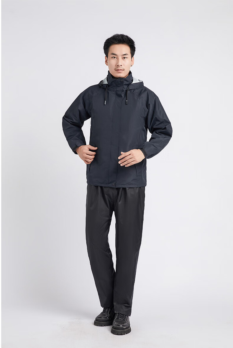 户外防晒防雨衣服男士2022新款雨衣雨裤套装分体式男士女防暴雨外卖