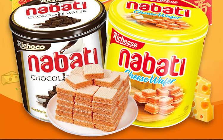 纳宝帝丽芝士丽巧克奶酪味草莓味巧克力味威化饼干节