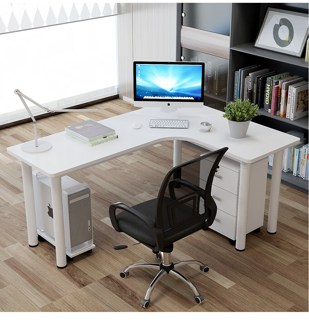 马塞洛masailuo转角电脑桌墙角拐角办公桌l型电脑台式桌家用书桌简约